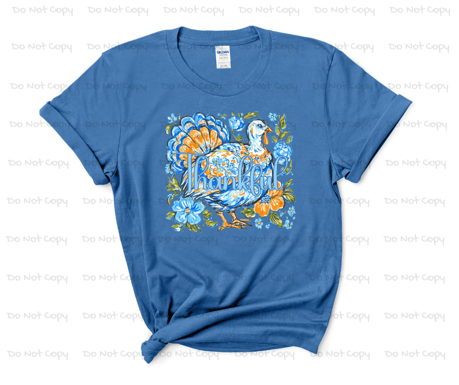 Thankful Thanksgiving -DTF Transfer Print(Only) Ready To Press