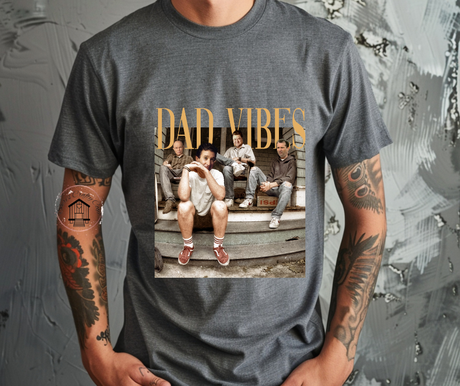 Dad Vibes Vintage Soft Comfy Tee