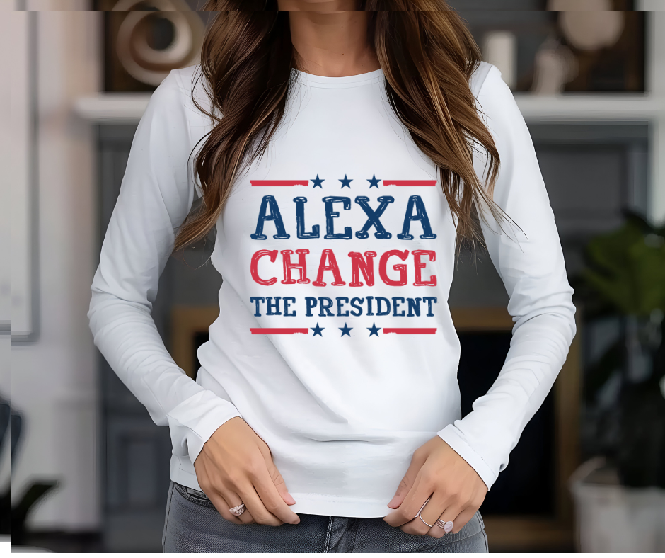 Alexa Change The President Soft Comfy Tee