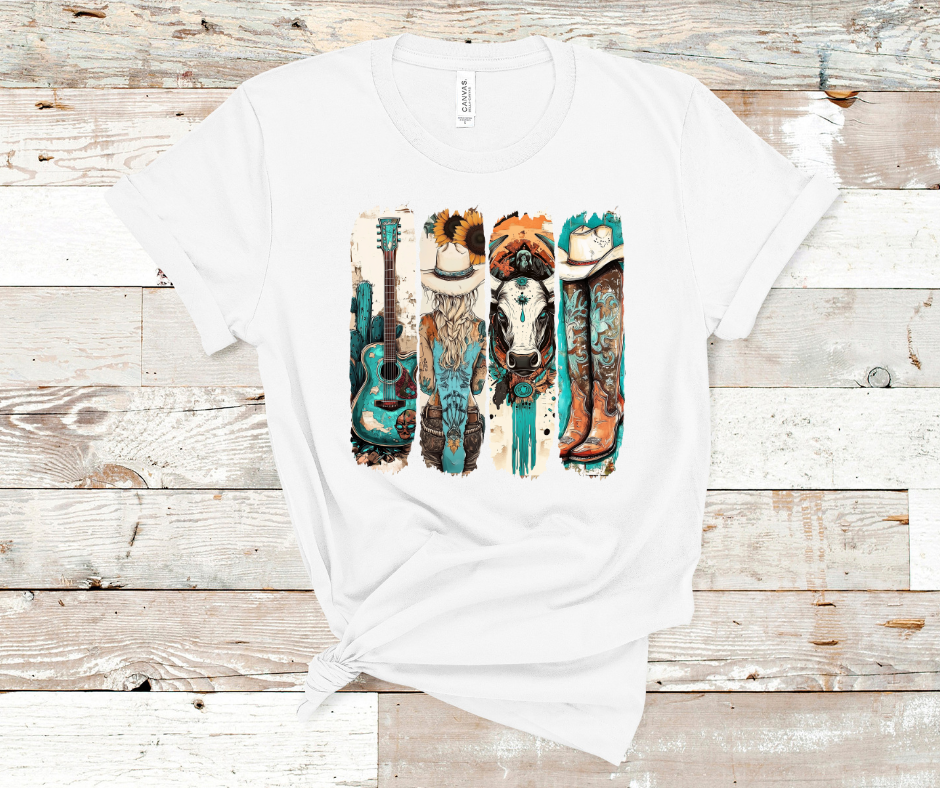 A Tad Bit Country-DTF Transfer Print Ready To Press