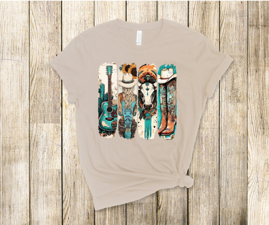 A Tad Bit Country-DTF Transfer Print Ready To Press