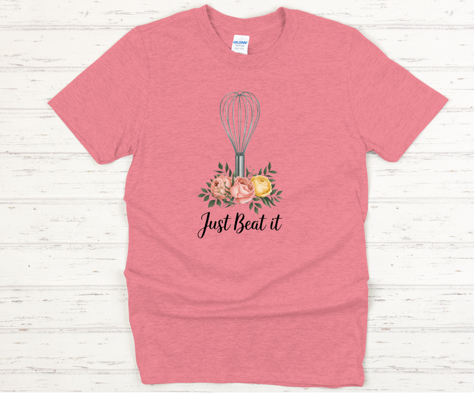 Just Beat It Whisk- DTF Transfer Print- Ready To Press