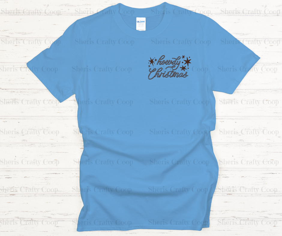 Howdy Christmas DTF Transfer Print- Ready To Press