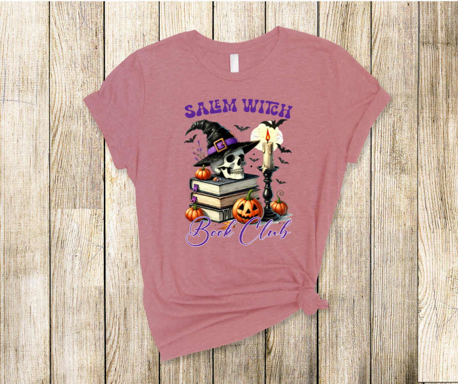 Salem Witch Book Club- DTF Transfer Print Ready To Press