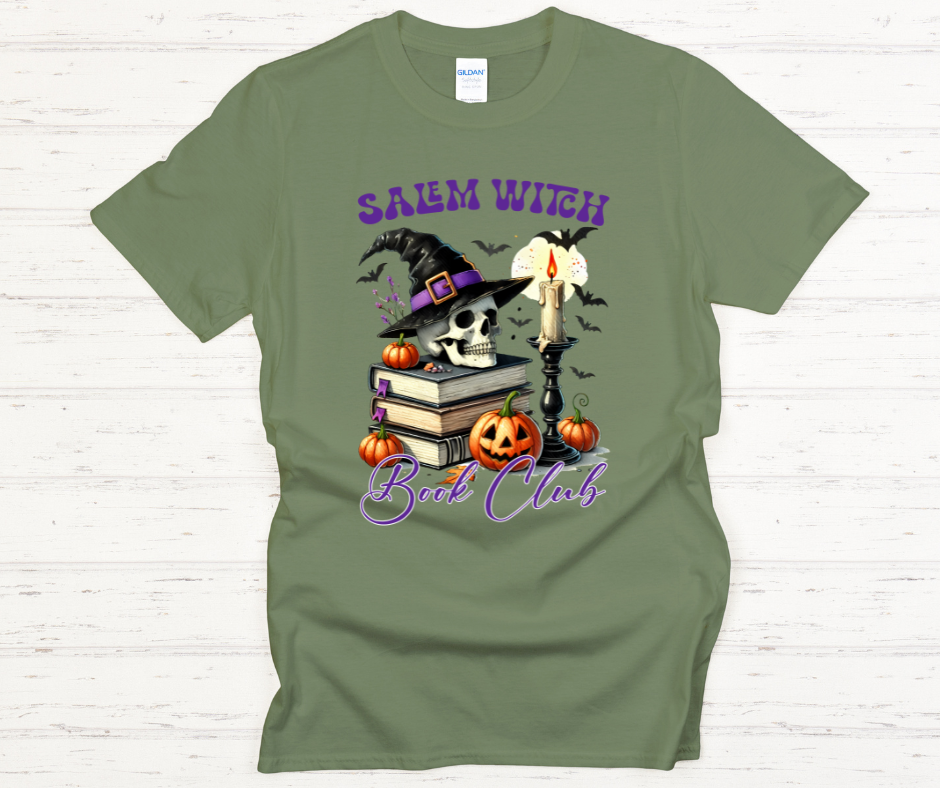Salem Witch Book Club- DTF Transfer Print Ready To Press