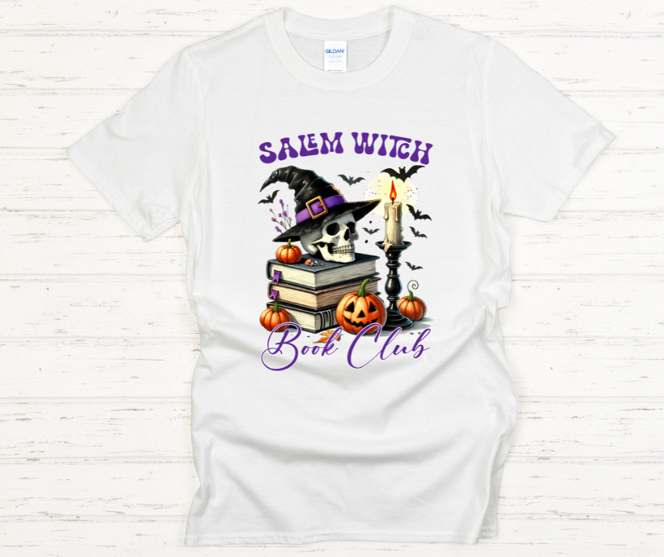 Salem Witch Book Club- DTF Transfer Print Ready To Press