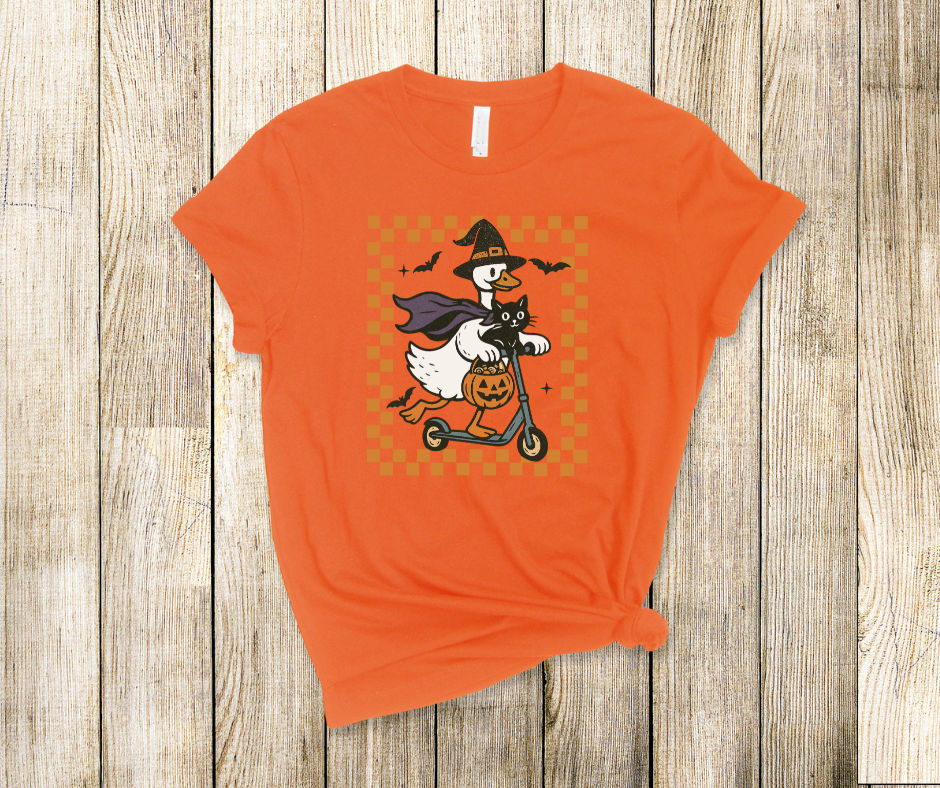 Spooky Goose On The Loose- DTF Transfer Print Ready To Press