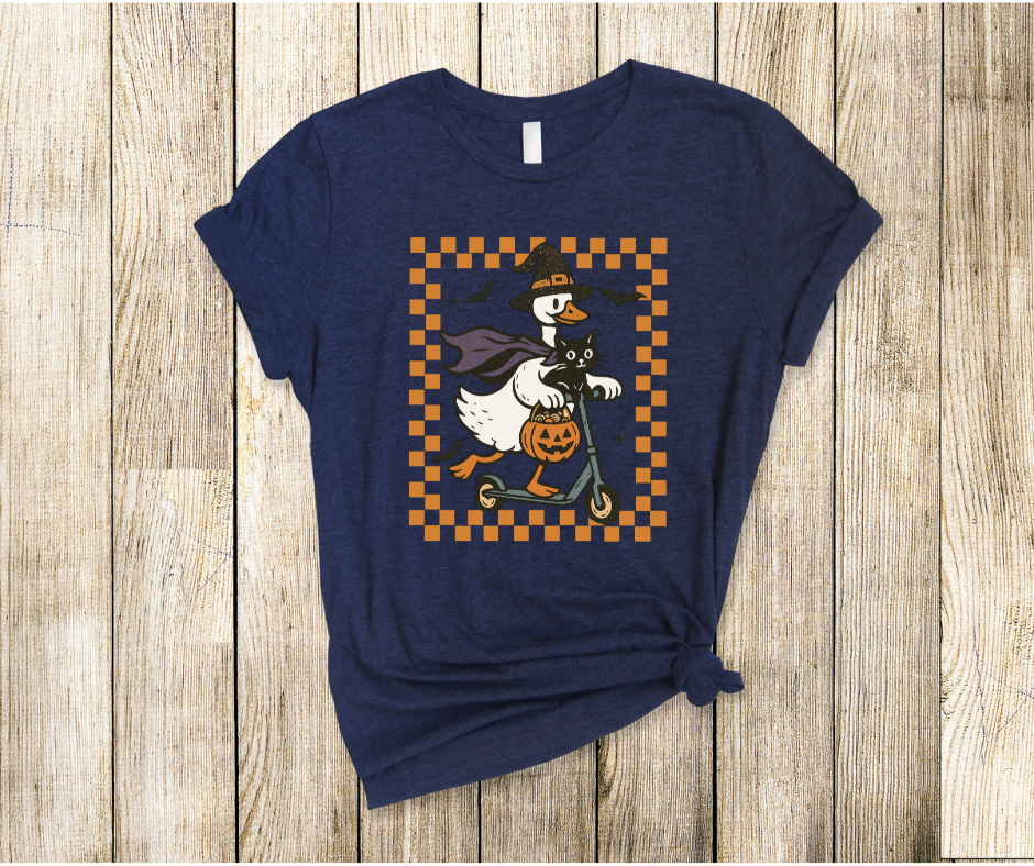 Spooky Goose On The Loose- DTF Transfer Print Ready To Press