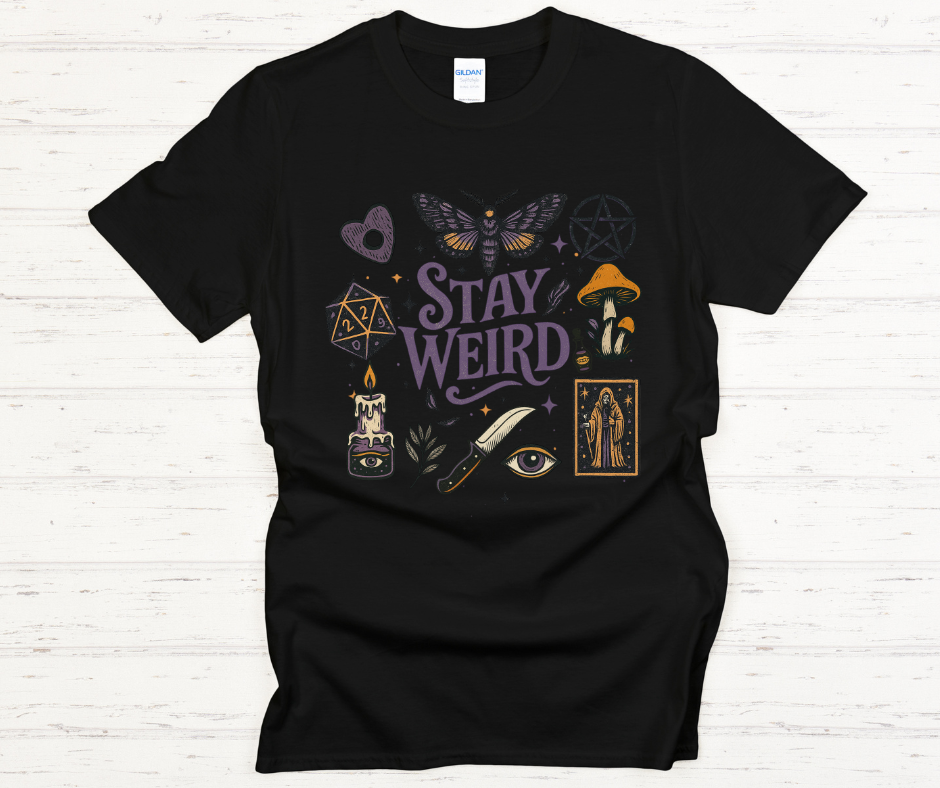 Stay Weird Witchy Things- DTF Transfer Print Ready To Press