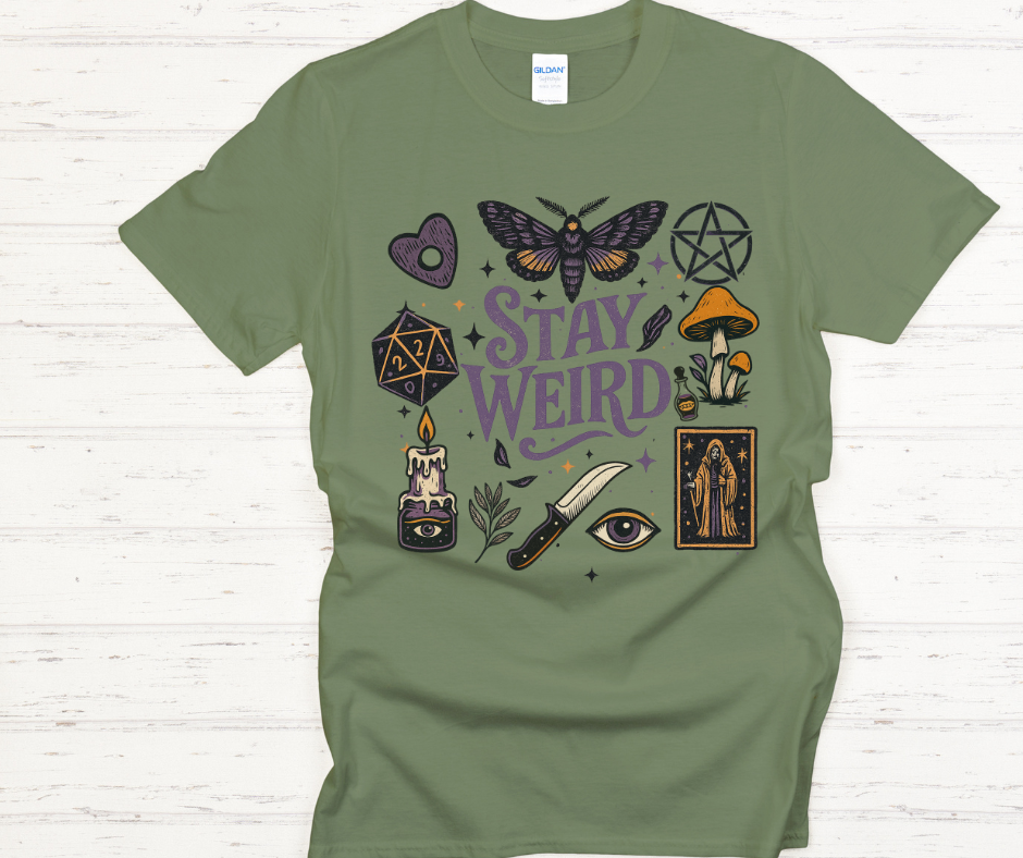 Stay Weird Witchy Things- DTF Transfer Print Ready To Press