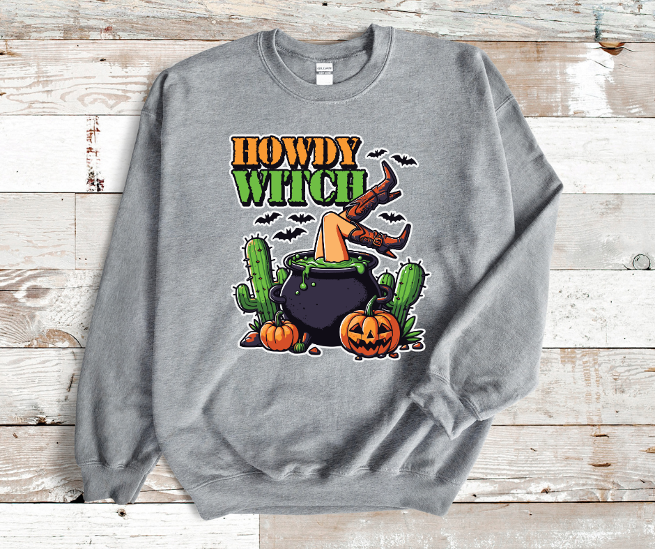 Howdy Witch Halloween- DTF Transfer Print Ready To Press