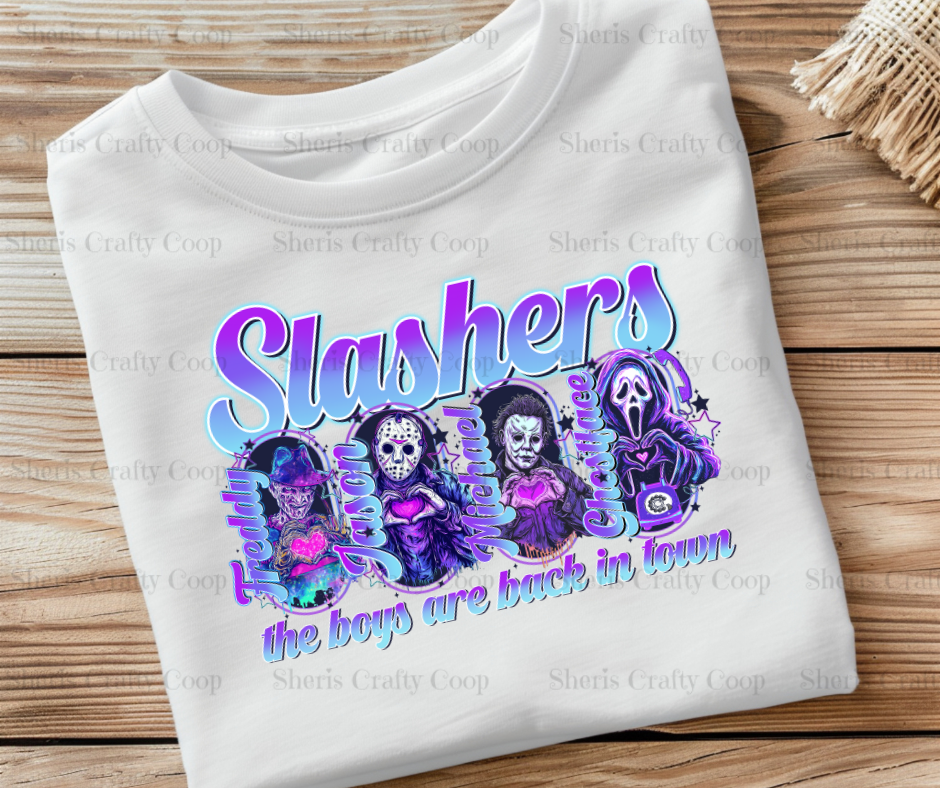 Slashers The Boys Are Back- DTF Transfer Print Ready To Press