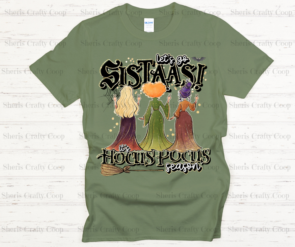 Lets Go Sistaas - DTF Transfer Print- Ready To Press