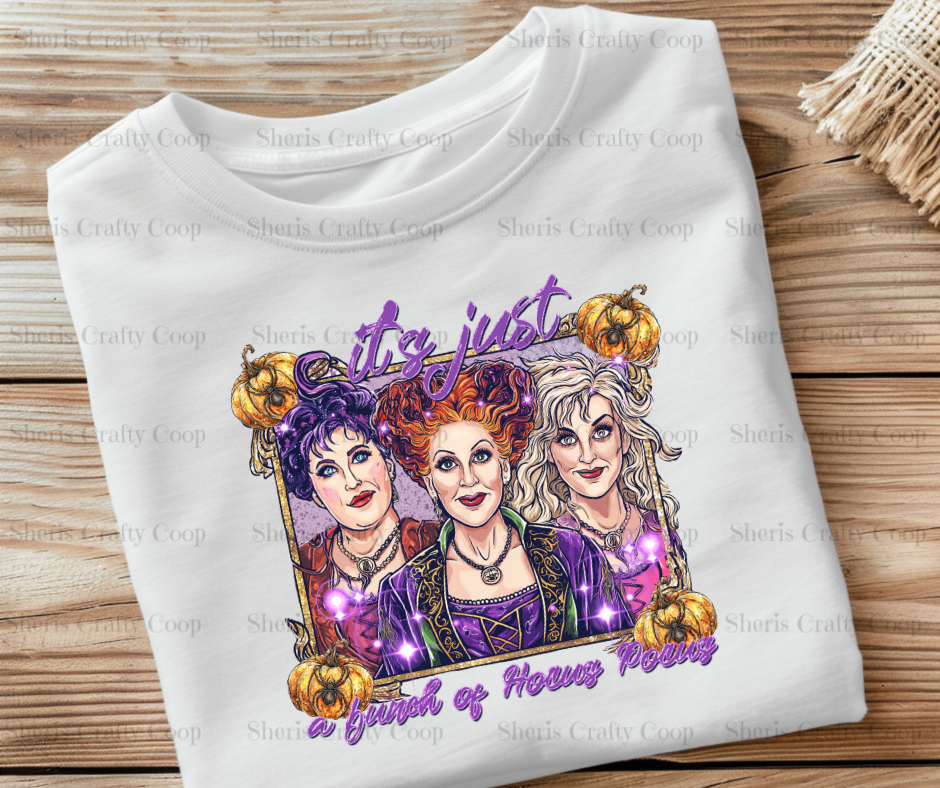 Bunch Of Hocus Pocus(Purple) - DTF Transfer Print- Ready To Press