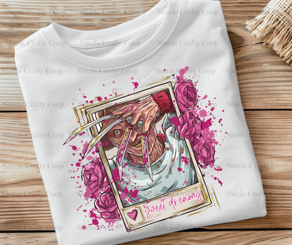 Sweet Dreams Freddy - DTF Transfer Print- Ready To Press