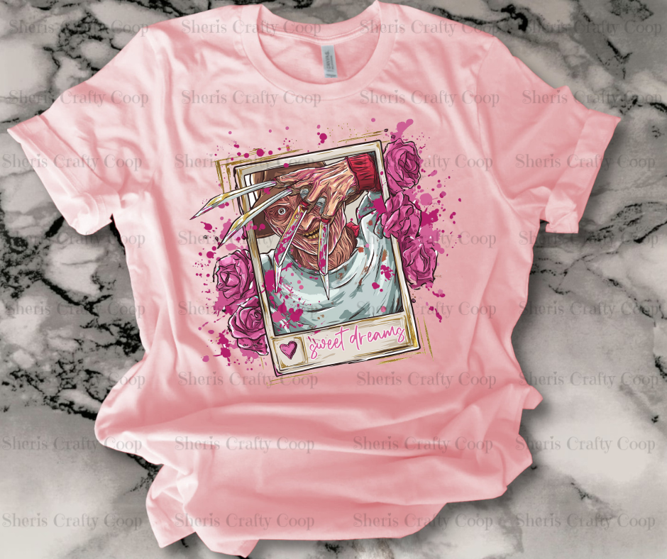 Sweet Dreams Freddy - DTF Transfer Print- Ready To Press