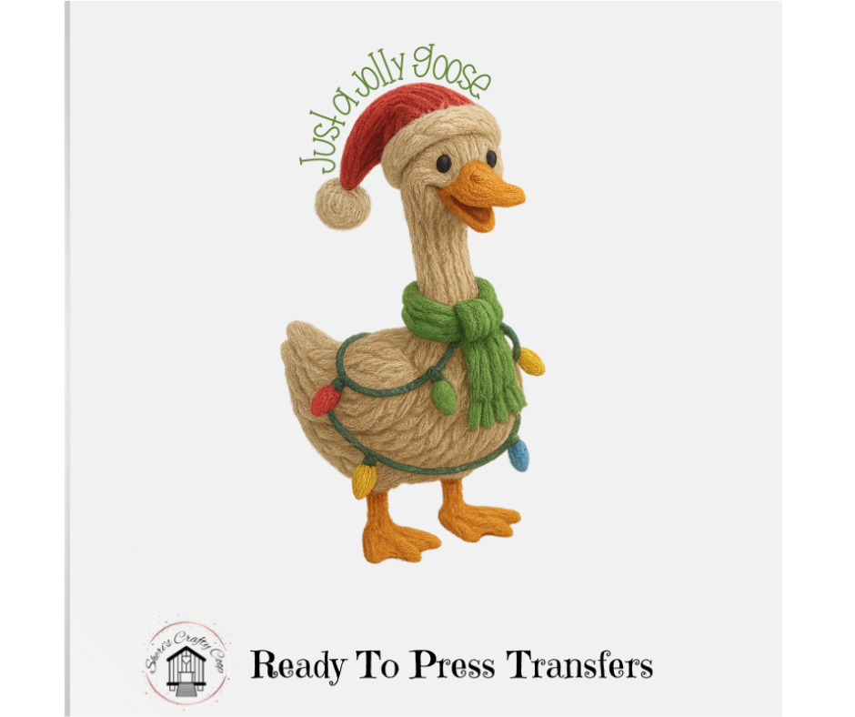 Jolly Goose-Faux Yarn-DTF Transfer Print(Only) Ready To Press