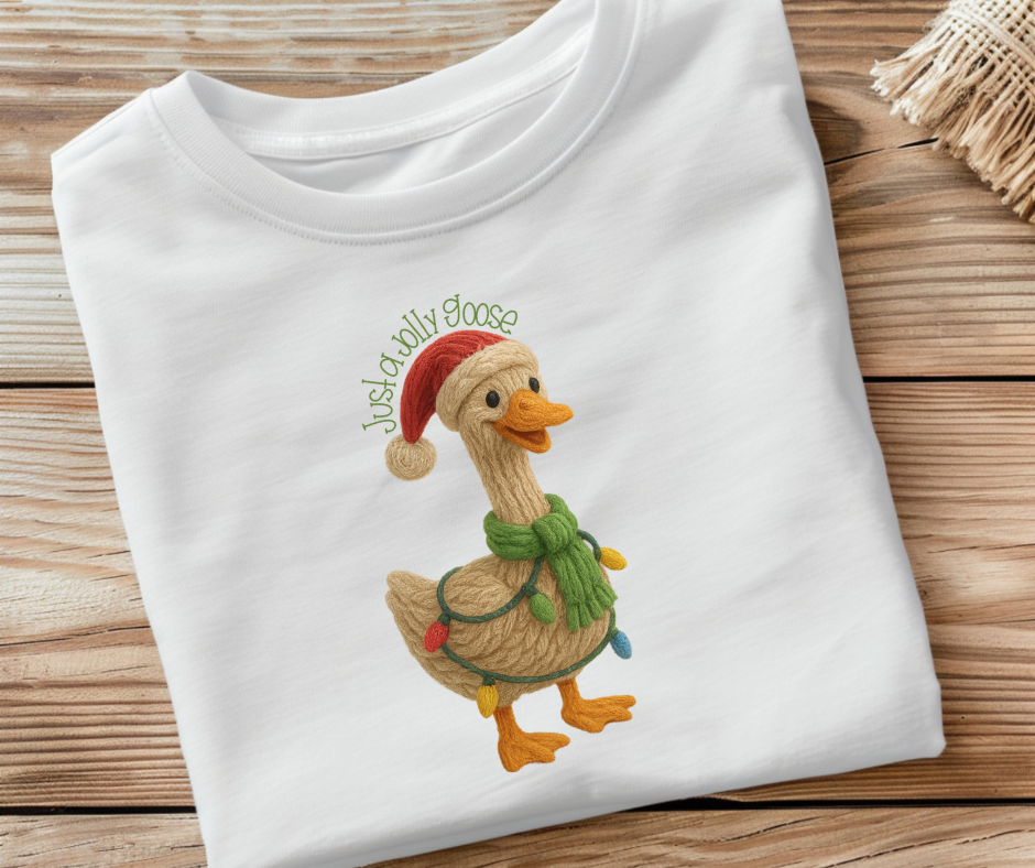 Jolly Goose-Faux Yarn-DTF Transfer Print(Only) Ready To Press