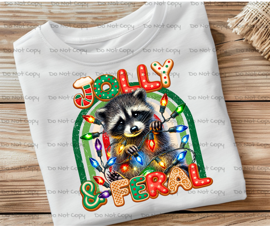 Jolly And Feral-DTF Transfer Print(Only) Ready To Press