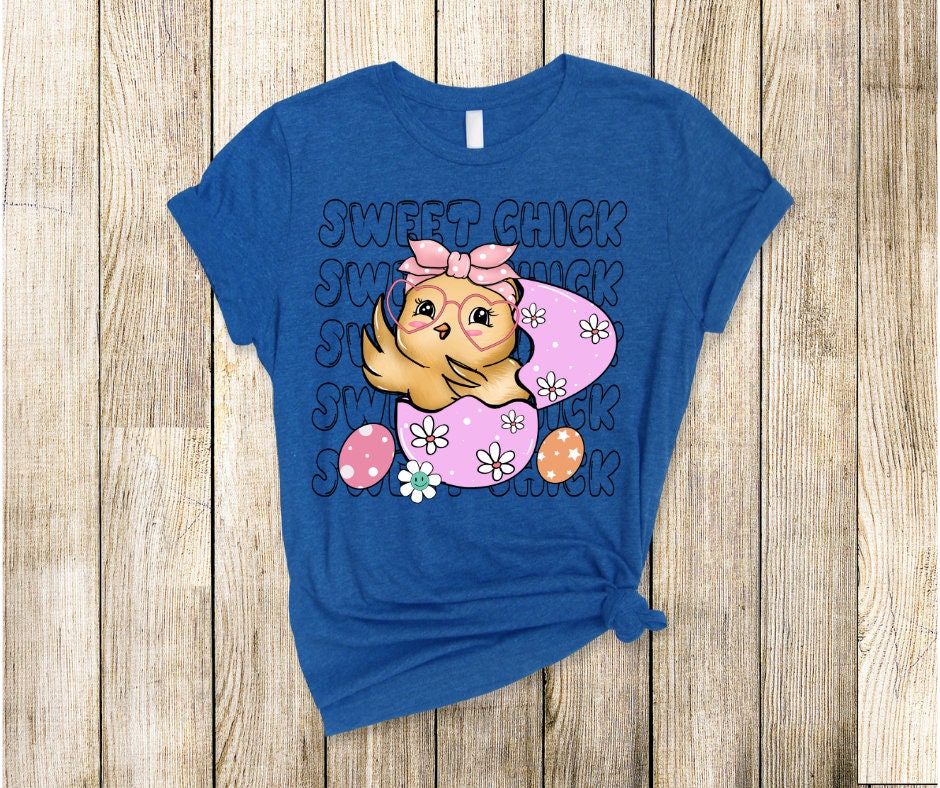 Sweet Chick Easter SVG DTF Transfer Print(Only) Ready To Press