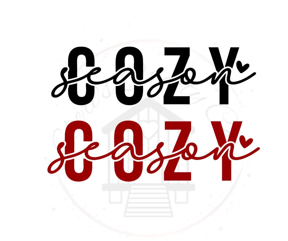 Cozy Season Winter DTF Transfer Print(only) Ready To Press