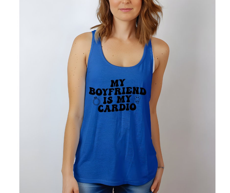 My Boyfriend Is My Cardio DTF Transfer Print