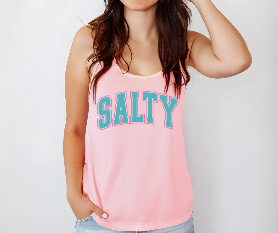 Salty- Summer DTF Transfer Print- Ready To Press