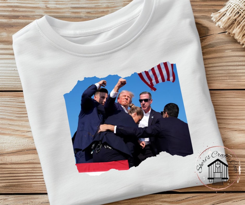 Trump Fight- Trump DTF Transfer Print- Ready To Press