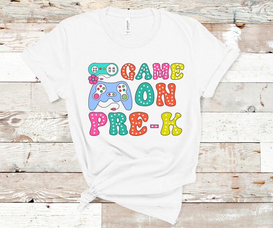 Game On Pre-K- School DTF Transfer Print- Ready To Press