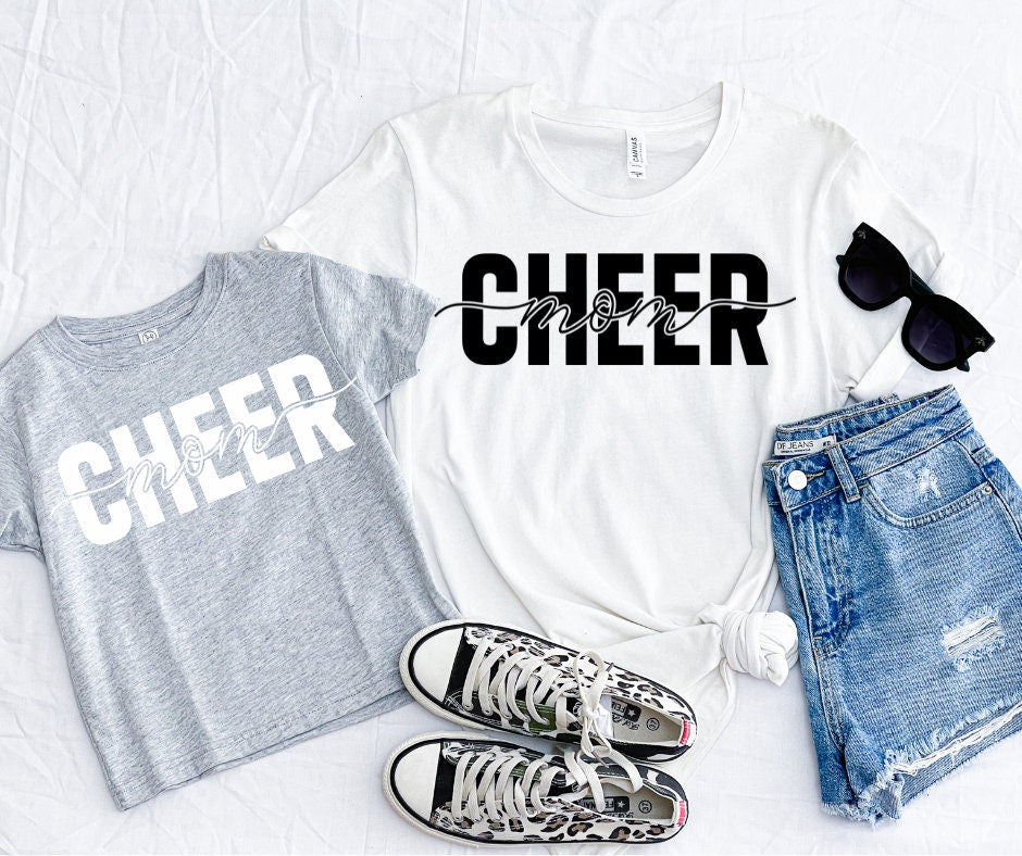 Cheer Mom- DTF Transfer Print- Ready To Press