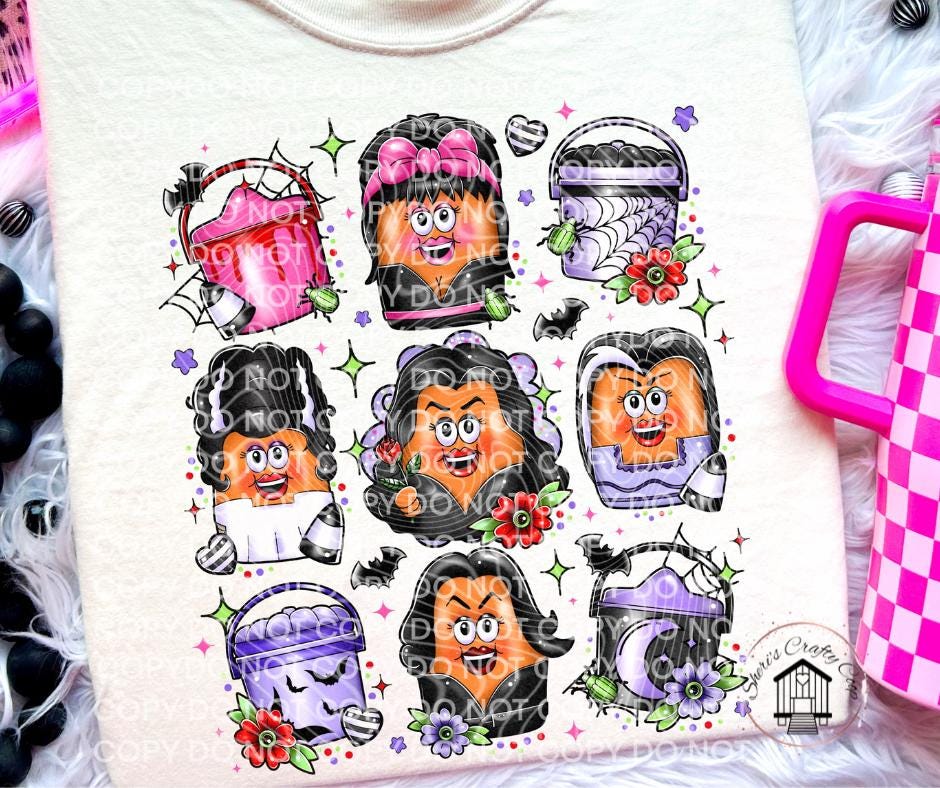 Spooky NBC Inspired- Spooky Nuggets DTF Transfer Prints- Ready To Press