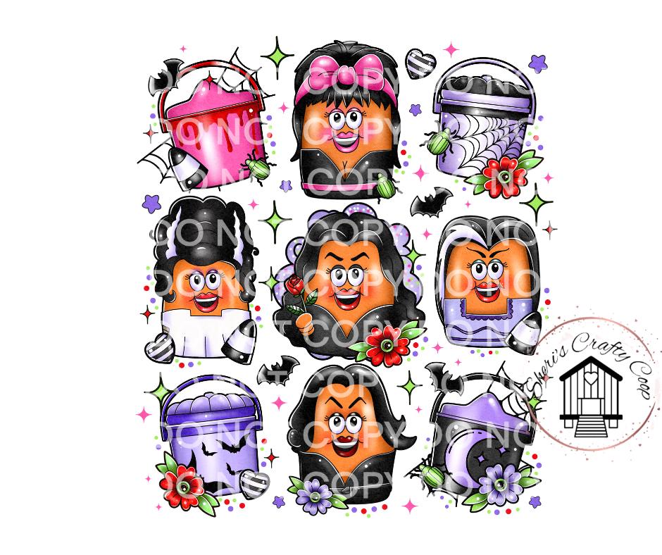 Spooky NBC Inspired- Spooky Nuggets DTF Transfer Prints- Ready To Press