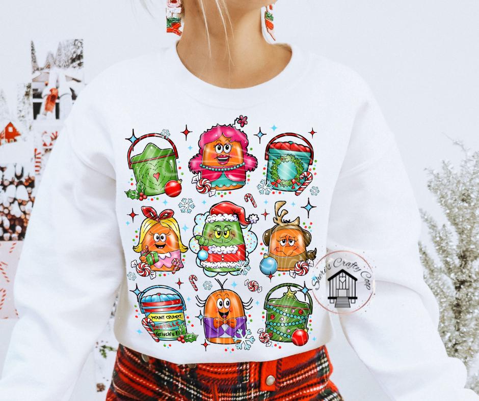 Classic Christmas Nuggets- Wville Inspired Nuggets DTF Transfer Prints- Ready To Press