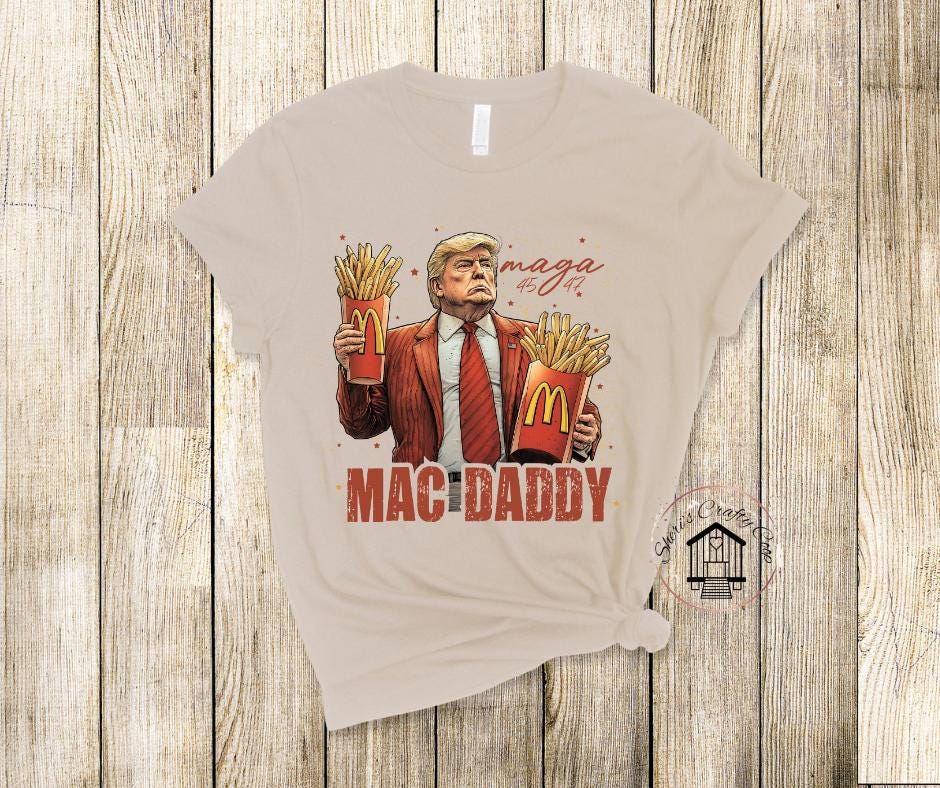 MAGA Mac Daddy Trump- Trump DTF Transfer Prints- Ready To Press