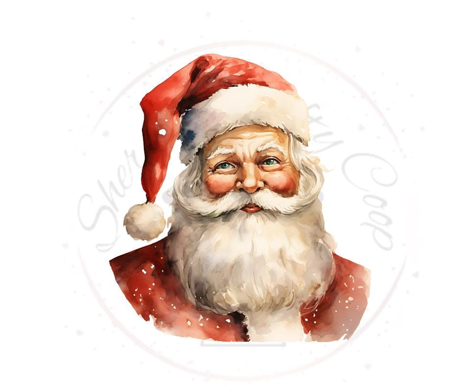 Classic Saint Nicholas- Santa Christmas- DTF Transfer Prints- Ready To Press