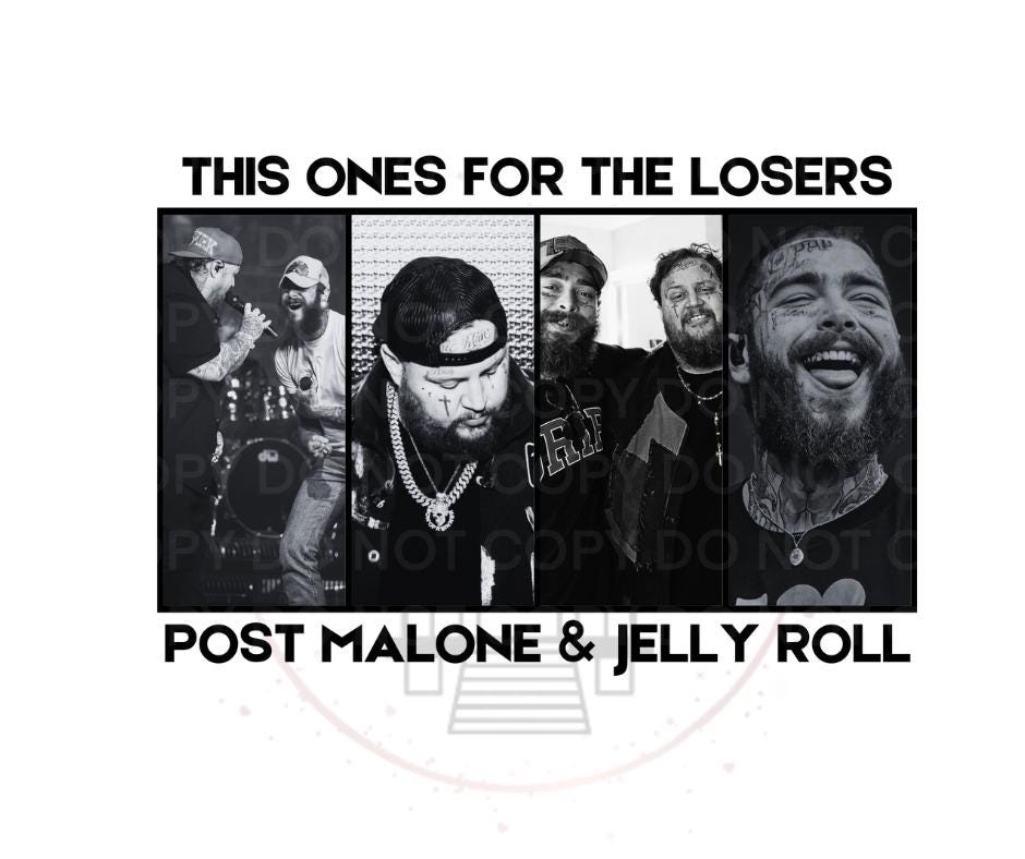 This Ones For The Losers- Post & Jelly- DTF Transfer Print- Ready To Press