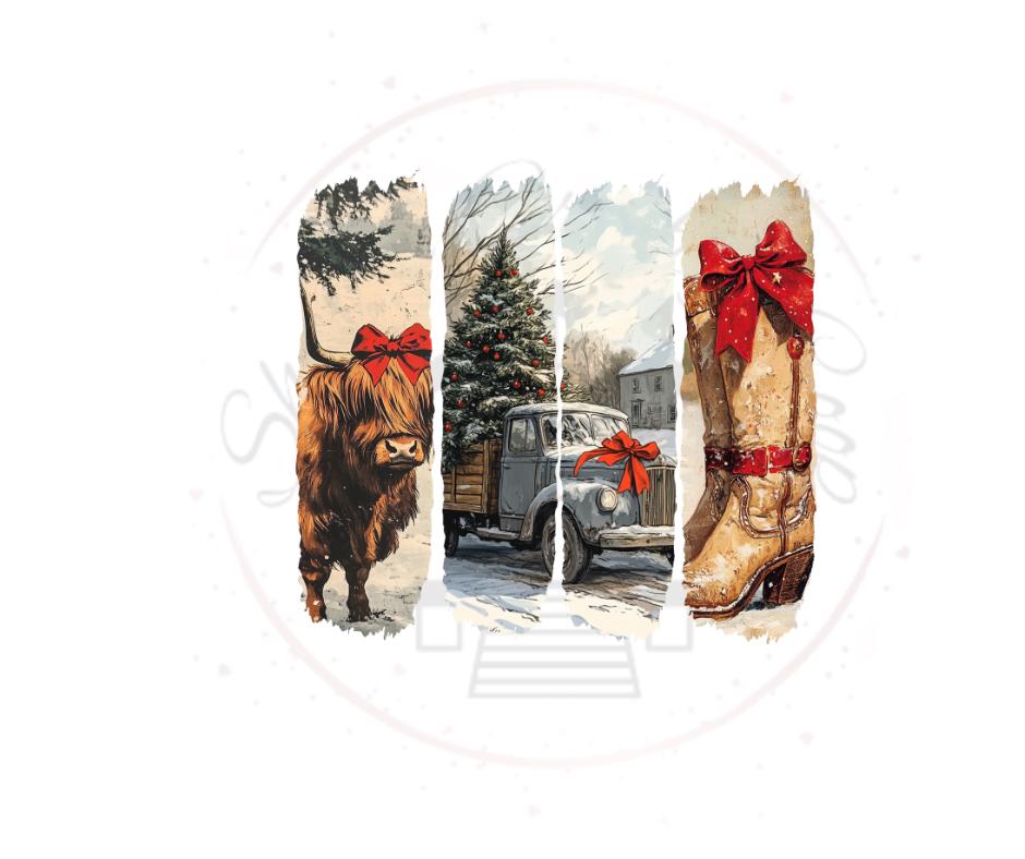 This Is How I feel Deer- Christmas Deer With Lights- DTF Transfer Print- Ready To Press