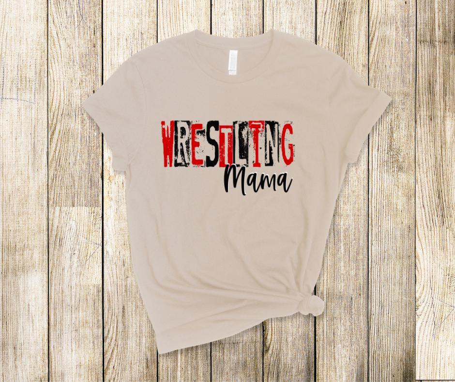 Grunge Wrestling Mama- Sports DTF Transnfer Prints- Ready To Press