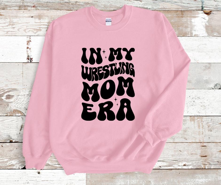 In My Wrestling Mom Era- Sports DTF Tranfer Print- Ready To Press