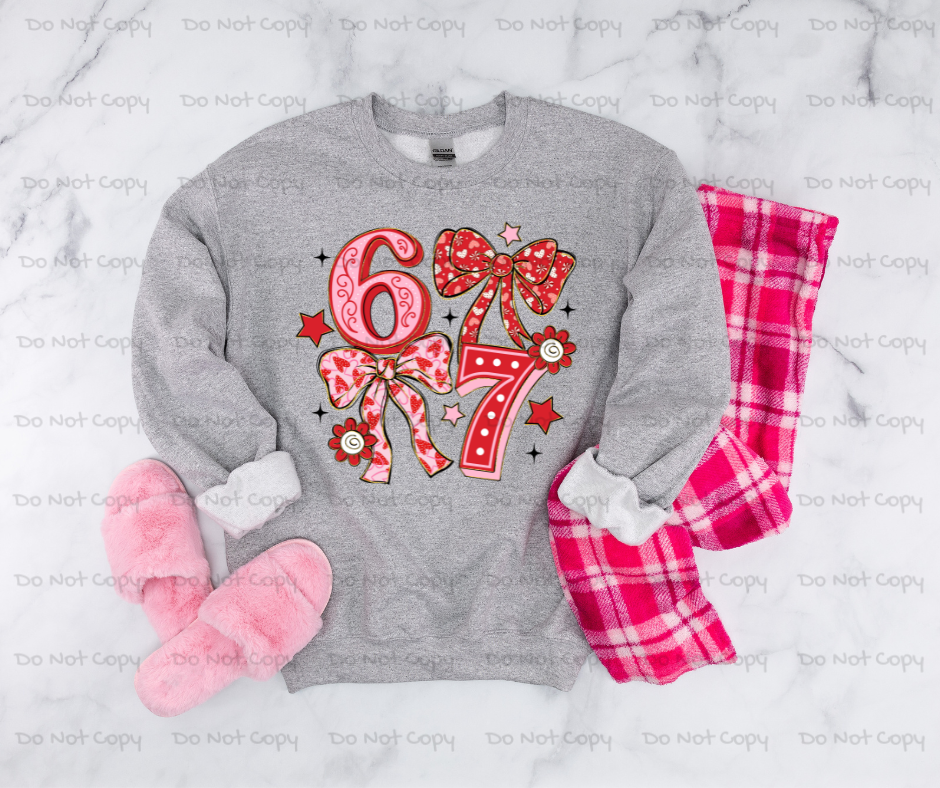 Trending 67 Valentines Day DTF Transfer Prints-  Ready To Press