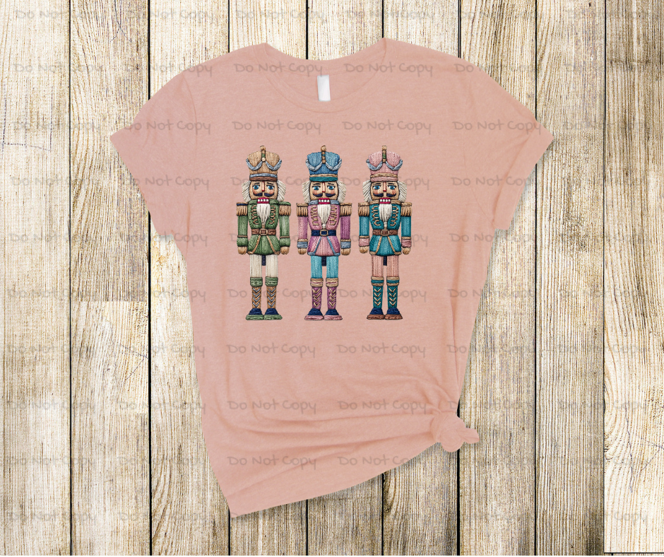 Nutcrackers -Faux Yarn-DTF Transfer Print(Only) Ready To Press