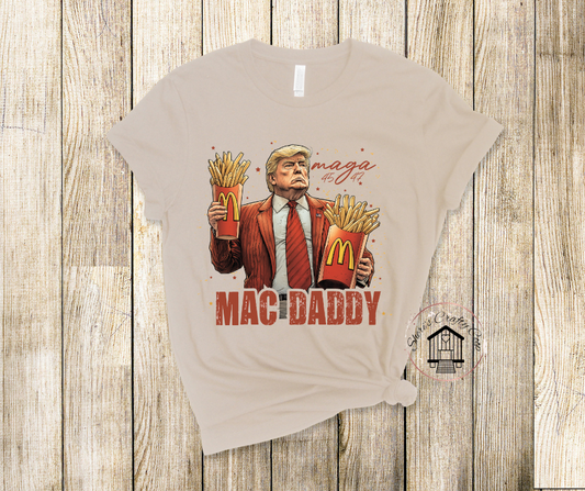 Mac Daddy Trump MAGA- Trump Soft Comfy Tee