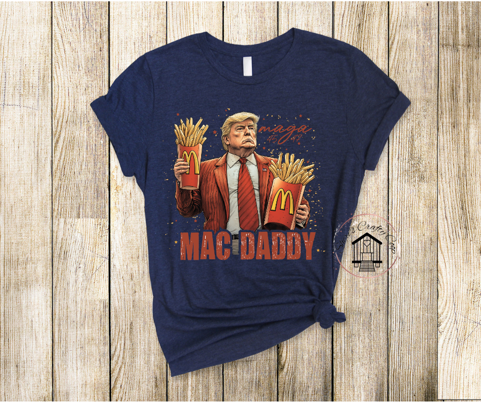 Mac Daddy Trump MAGA- Trump Soft Comfy Tee