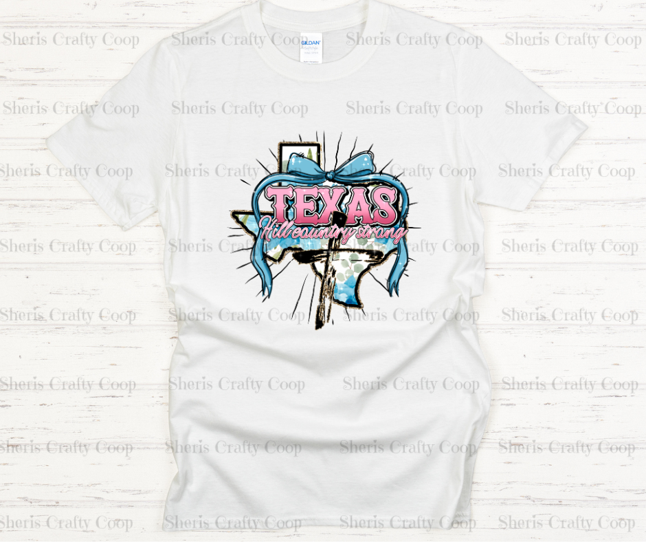 Texas Hillcountry Strong-Fundraiser Soft Comfy tee