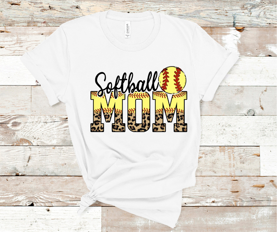 Softball Mom DTF Transfer Print Ready To Press