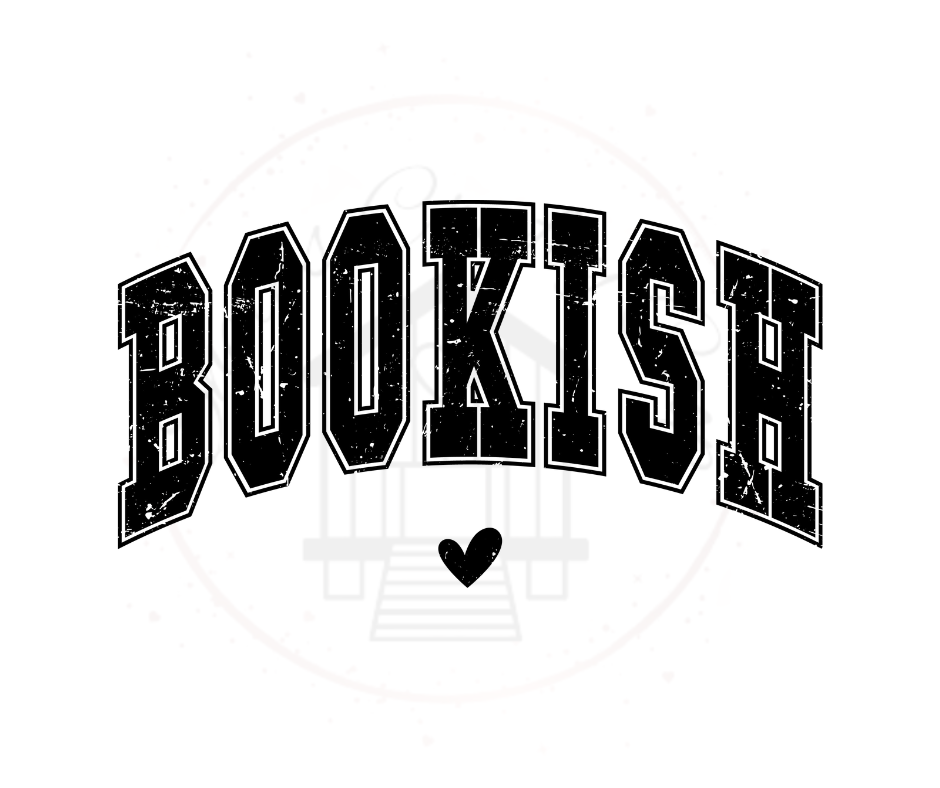 Bookish  DTF Transfer Print(Only) Ready To Press