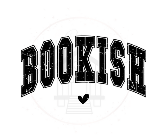 Bookish  DTF Transfer Print(Only) Ready To Press