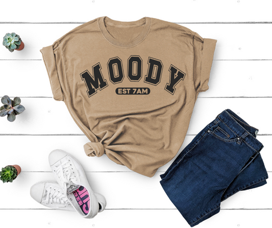 Moody EST 7AM Soft Comfy Tee