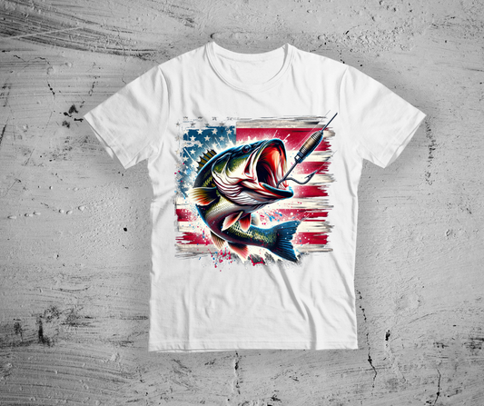 Fish USA  Soft Comfy Tee