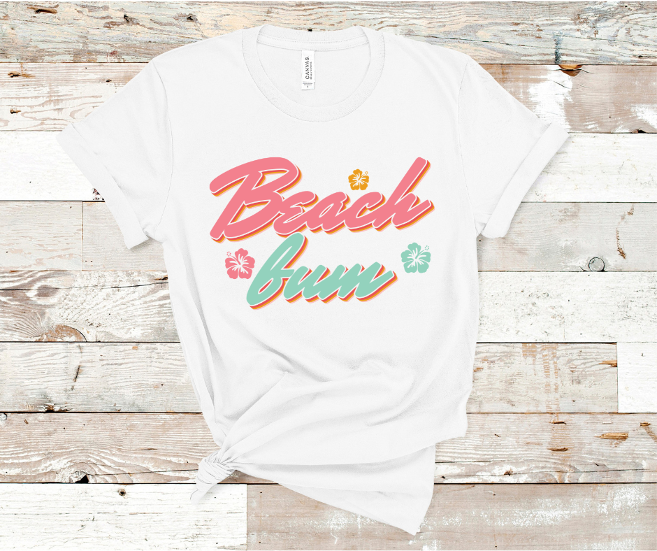 Beach Bum Summer DTF Transfer Print(Only) Ready To Press